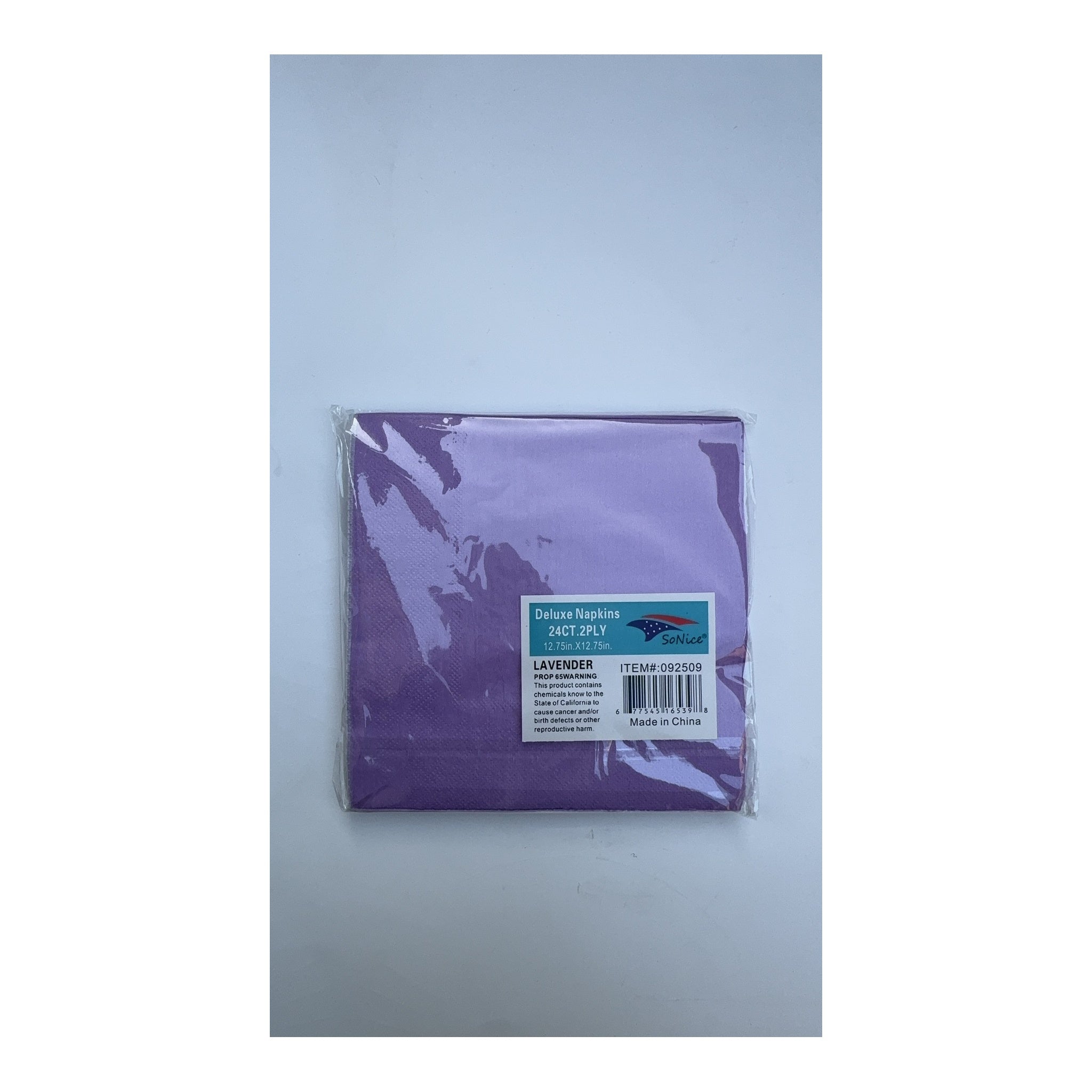 24 ct Napkins Lavender 24Pk/Cs